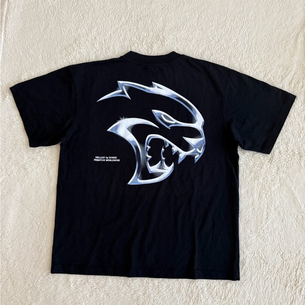 Men’s Primitive x Dodge HellCat T-Shirt, Black, NEW